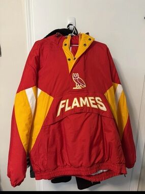 Calgary Flames OVO Starter jacket